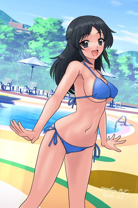 #GuP版深夜のお絵描き60分勝負
#GuP版深夜のお絵描き60分勝負_20220803
ビキニのあゆみちゃん! 