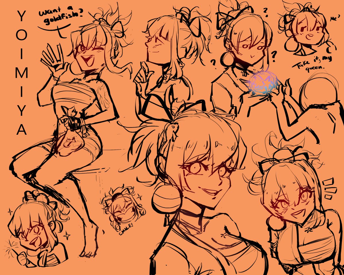 Yoimiya doodles for those Yoimiya wanters 🎇🎇🎇
#yoimiya #genshinimpact