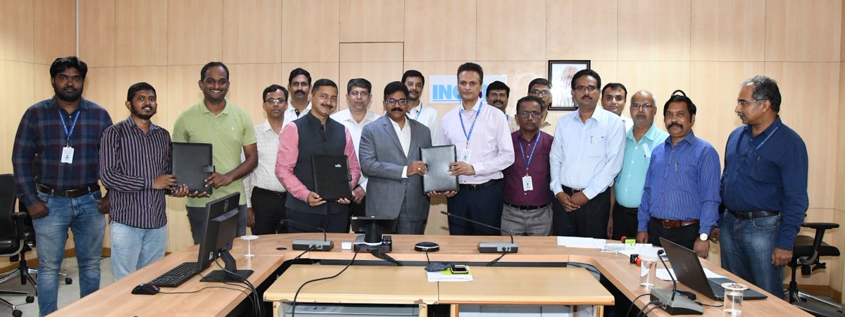 incoismoes's tweet photo. Today we hosted a wonderful #AmritMahotsav #iConnect75 session @#Hyderabad iCEN-68 '#Ocean #Observations, #Information & #Advisory #Servicesβ with keynote by Dr. Anand Gupta (ADG-Dev. @DghIndia) followed by eminent panel discussions. Multiple MoU signed on #Fishery #BigData #UDA. https://t.co/3J4AuTYuph