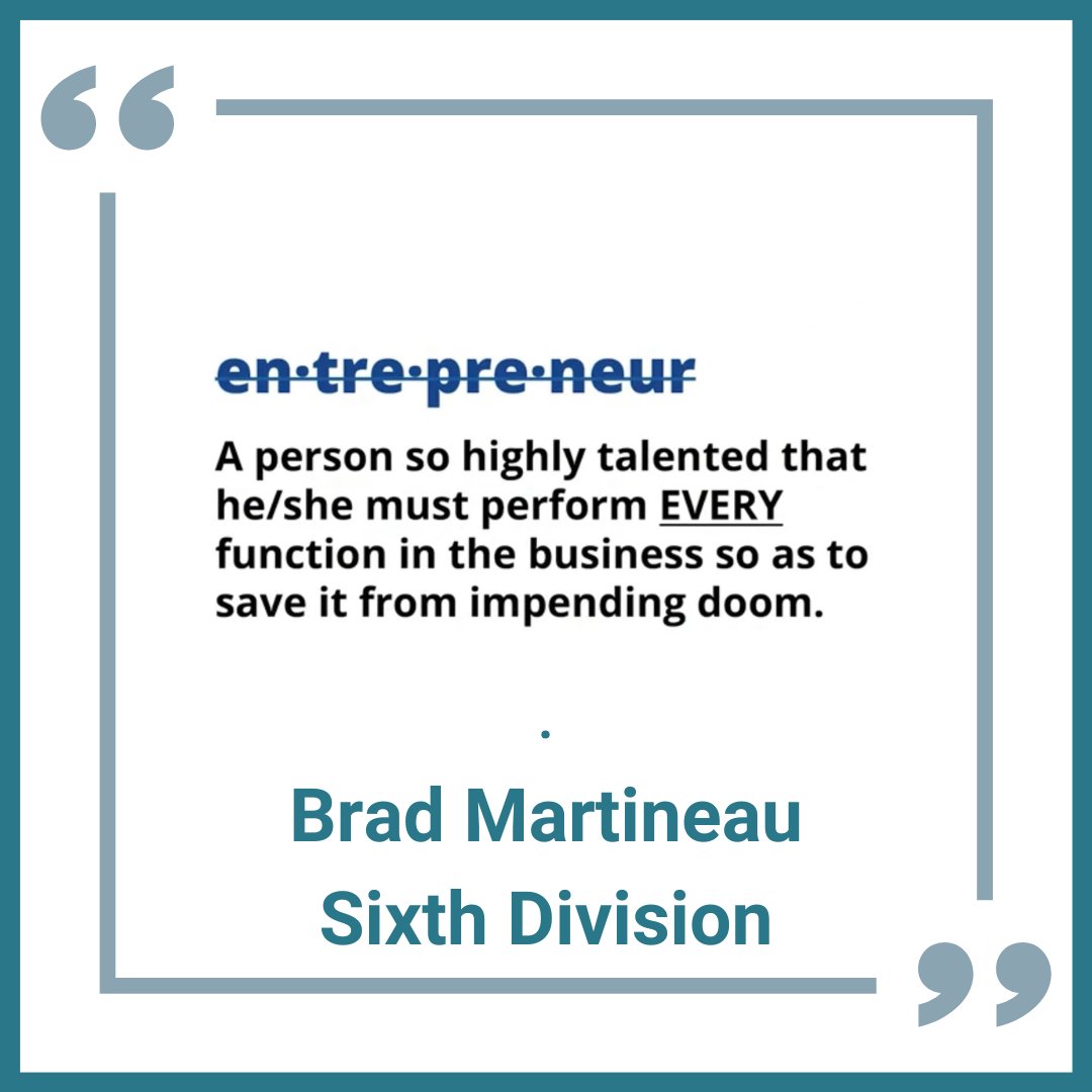 What's youre definition of #Entrepreneur - I think many of us can relate to this - I know I can

#inspirationalquotes #quoteoftheday #greatadvice