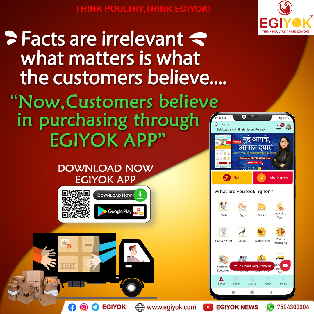 egiyokofficial's tweet photo. EGIYOK is a one-stop destination for all your poultry needs.
Install now EGIYOK APP 👉 https://t.co/llbt5alQFo
.
.
.
#Egiyok #Egiyoknews #Thinkpoultrythinkegiyok #poultry #eggrate #broilerrate #chickrate #feedrate #poultryfeed #poultryrate #egiyokrate #birdrate #rates https://t.co/u6SYJrT55J