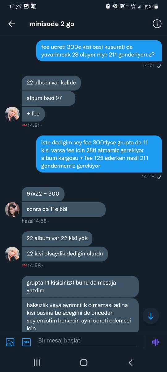 dubadduwwari's tweet photo. @gaeulhs 
Depodan kaynaklanan bir hata yüzünden 2. Kez kargo parası ödemek zorunda kalıyoruz (buna lafım yok sorun adaletsiz bir şekilde kargo ücretini bölüştürmeleri) ve mantıklı bir şekilde hesaplanmıyor 1 albüm alan ile 10 albüm alan kişi aynı ücreti ödüyor ssleri bırakıyorum https://t.co/2zcvqCVUS1