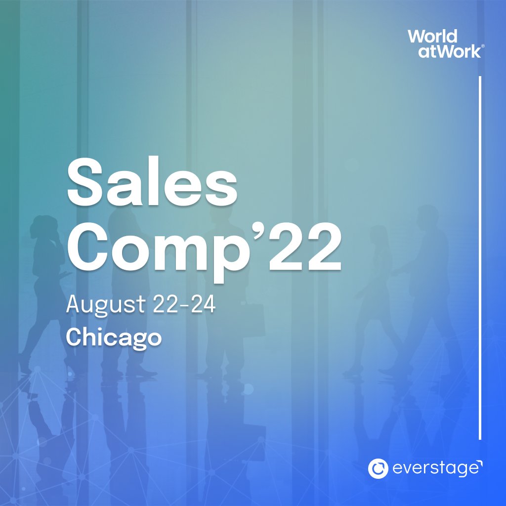 everstageinc's tweet photo. .@WorldatWork’s #SalesComp22 is less than a month away! 🥳
With over 15+ breakout sessions happening between Aug 22-24, get to know the latest trends in sales from industry leaders.⚡
Also, be sure to drop by our booth for a chat with us! More here 👉 https://t.co/f57yOXAorR https://t.co/eilAwlFDg6