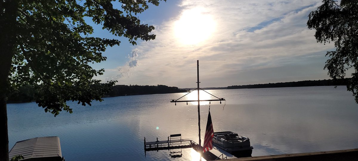 Sunrise on Serpent! A little piece of heaven right in Crosby. @BelindaKARE11 #cabincast