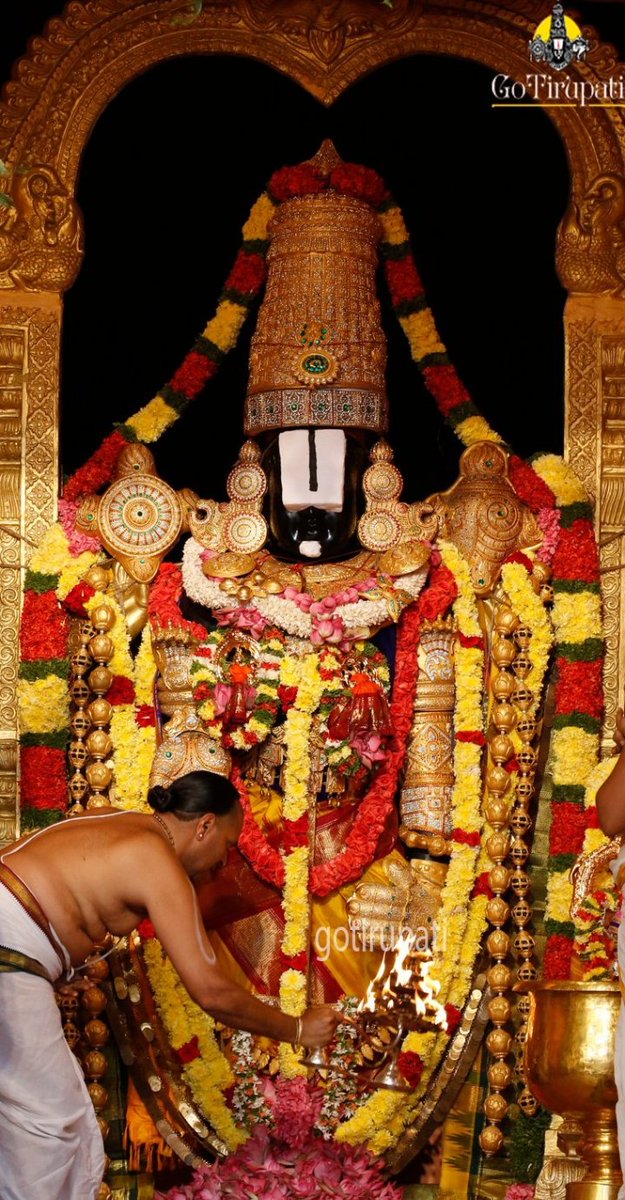 ttd_devasthanm's tweet photo. Om namo Venkateshay namah 🌹🙏 https://t.co/UgfI2EWCjr