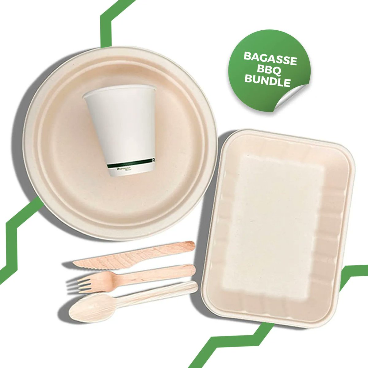 DisposableGreen's tweet photo. With our bagasse BBQ bundle you can enjoy delicious food with your family and friends, knowing that you’re making a sustainable decision! 🌍

#DisposableGreen #gogreen #greenliving #sustainablefoodboxes #sustainabletakeaway #takeawayfoodboxes #bagassefoodboxes #homecompostable https://t.co/7zmFIWlrsg