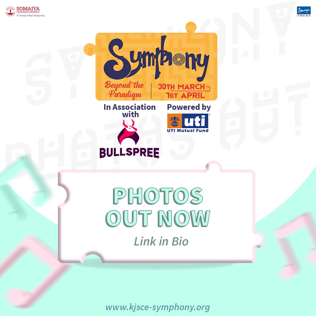 KjsceSymphony's tweet photo. Check out the beautiful pictures snapped at Symphony 2022. Each event has shown us the wonders behind talent and the efforts put in by the Organising Committee, the participants and the performers. Cherish the joyful moments during the 3 day fest.

Link: https://t.co/YXi3XEmBRd https://t.co/mey9qdtxRI