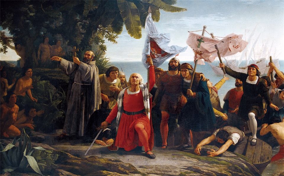 razonmasfe2's tweet photo. El 3 de Agosto, del año 1492, zarpaban las naves de Colón, buscando una nueva ruta hacia la India y se encontraban con un Nuevo Mundo, dando inicio a la Evangelización de América. https://t.co/Q0MtnGPZyU