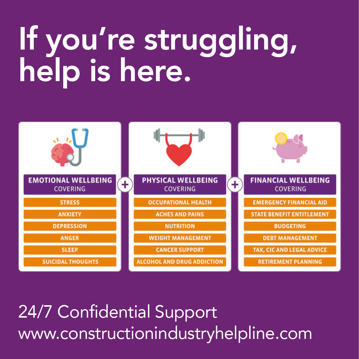 WeAreLHCharity's tweet image. Money worries, workload, job security, family life, social life... we want to know what keeps YOU awake at night?

Lighthouse Club provides support for all areas of emotional, physical and financials concerns. Whatever you are worried about, we have the support ready for you.