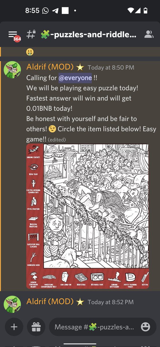 RichBatClub's tweet photo. 📢Play and Win 0.01 BNB📢

Easy puzzle. 1 winner only. Who's quick, he win lah. #RichBatClub link discord in bio https://t.co/WCSUXVPeEi