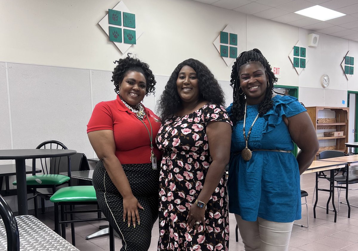 PVAMU produces productive people! I am so excited to work in the same district with my fellow Panthers! Reunited and it feels so good! <a href="/kekewalker40/">LaKesha S. Morgan, M.Ed</a> <a href="/AP_Holmes1913/">Tamaria Holmes</a> #heigherheights #hempsteadhighschool #pvamu #hempsteadmiddleschool