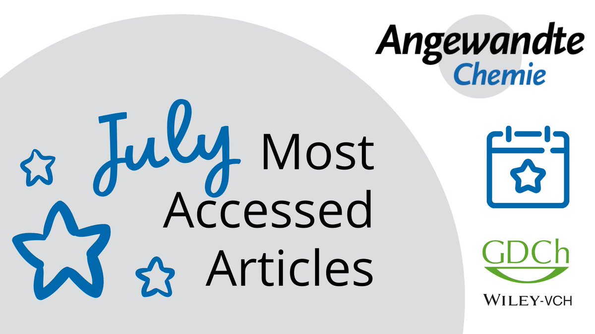 angew_chem's tweet photo. Please join us in congratulating @AggarwalLab @BaranLabReads @DonohoeGroup @SarlahLab @sarah_reisman @weixgroup and everyone else whose papers made our most-accessed list in July. Who and what else is on the list? Find out now. https://t.co/stQVq162Yc https://t.co/KTmtV7SPLv