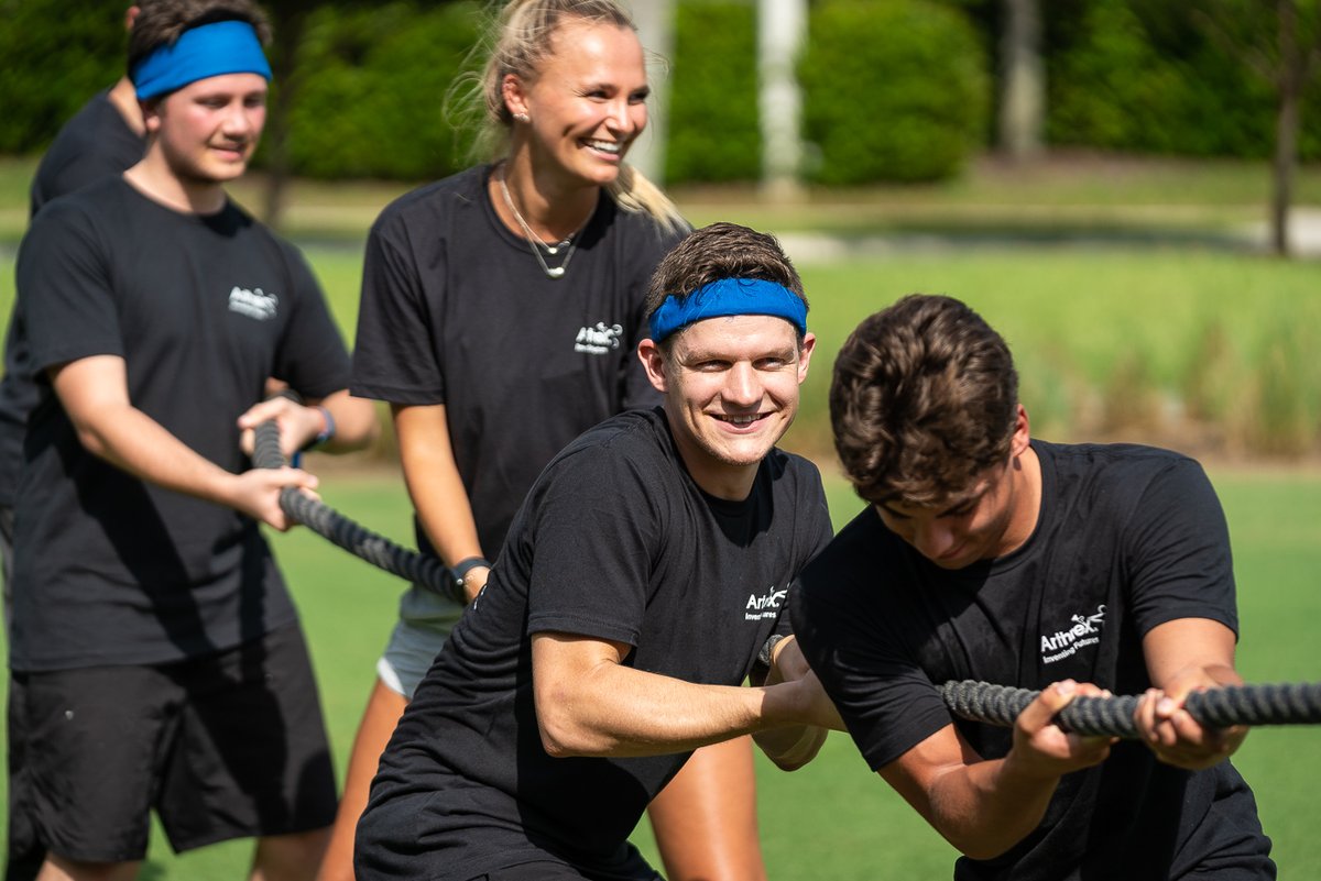 Arthrex's tweet image. To wrap up #NationalInternWeek, we hosted Intern/Co-op Summer Olympics. We are so grateful for the contributions of our interns and co-ops and happy to recognize them through this fun day.

Learn more about intern or co-op opportunities with Arthrex: bit.ly/3cVcsjX