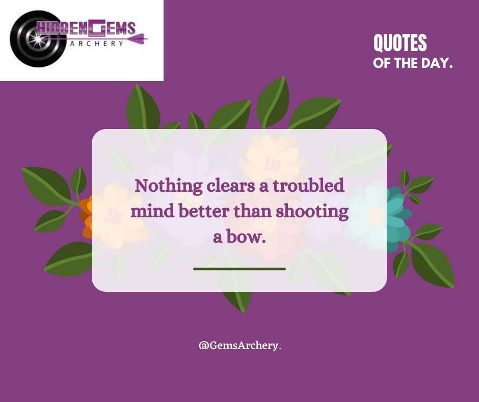 Something to keep you going, Fred Bear quotes! 🎯🎯

#wednesdaymotivation
#archery