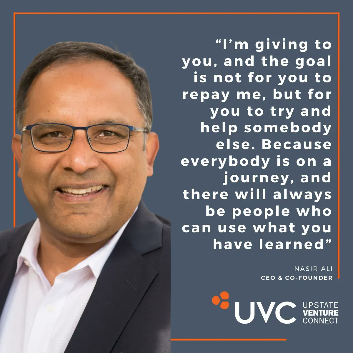 Did you hear our CEO, Nasir Ali on the ThinkBuildLaunch podcast with the MARL Startup Studio? This was one of our favorite quotes. Want to listen to the full conversation? Here's the link: buff.ly/3Slohjt