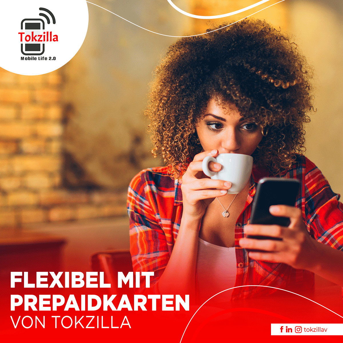 👩‍💻Du magst es praktisch und #flexibel? 🤸‍♂️Dann nutze Tokzillas Vodafo#ne Prepaidkarten. Durch die perfekte Kostenkontrolle mit #guthabenbasierten Abrechnungen und den Tarifen ohne #Grundgebühr, wird meistens nur das abgerechnet, was Du tatsächlich verbraucht hast. 📱