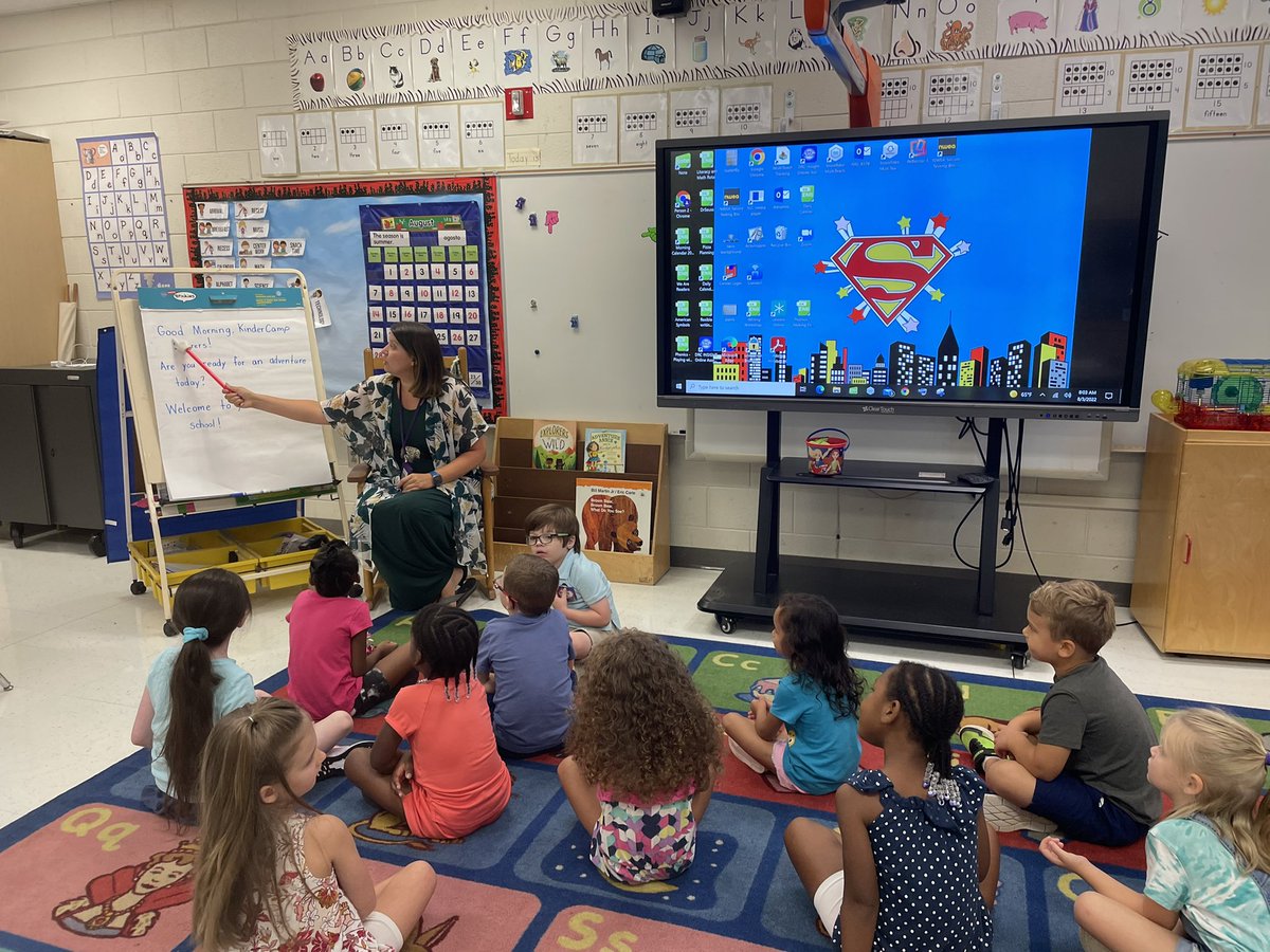 Welcome to session 2 of Kinder Camp! #RockSolid <a href="/Mrs_KThompson/">Kristina Thompson</a>