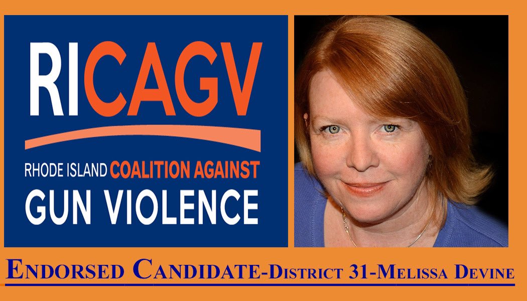 Devine009's tweet photo. Thank you to @RICAGV1 for this important endorsement. When elected I will work hard on legislation that will continue to protect all Rhode Islanders. #SensibleGunLegislation #RhodeIsland #VoteDevine31 #NorthKingstownExeter https://t.co/TkBRcqiiwT