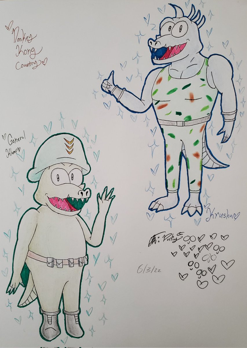 CombatDarling's tweet image. Krusha &amp;amp; General Klump💙💚💙💚💙💚💙💚💙💚💙💚💙💚
#DonkeyKongCountry 
#Krusha
#GeneralKlump