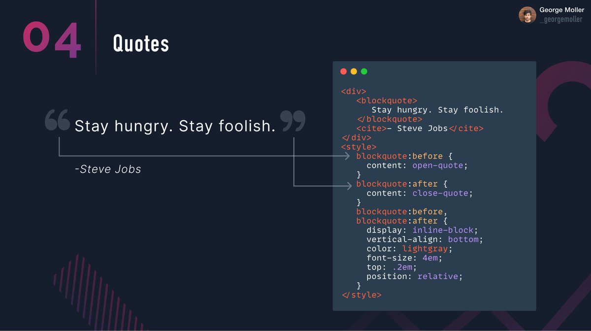 🌟 8 Practical examples of ::after and ::before pseudo-elements in CSS A ...