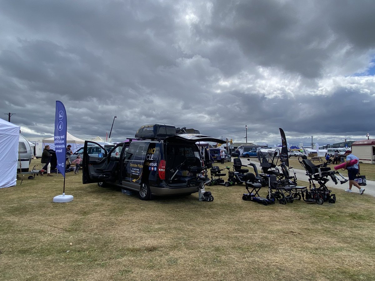 _citymobility's tweet photo. All set up and waiting to welcome you at the #blackisleshow today and tomorrow. https://t.co/uf9scCteBO