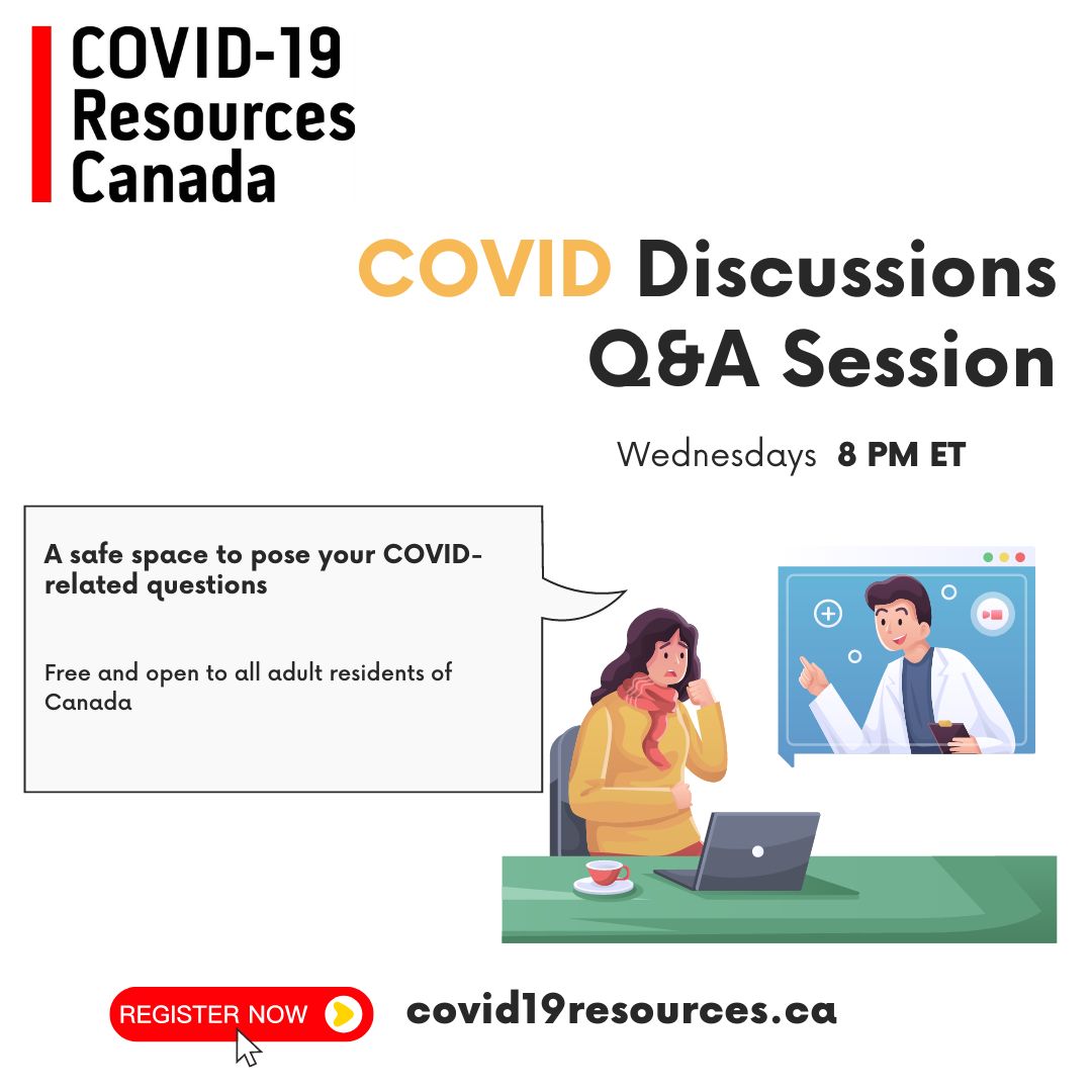 Wondering if/when to get your booster, how to make travel arrangements safely, and how to keep your loved ones safe in the current COVID epidemic? Register for our drop-in Q&A session where our experts answer these and other common questions. Today 8pm👇🏾 eventbrite.ca/e/covid-discus…