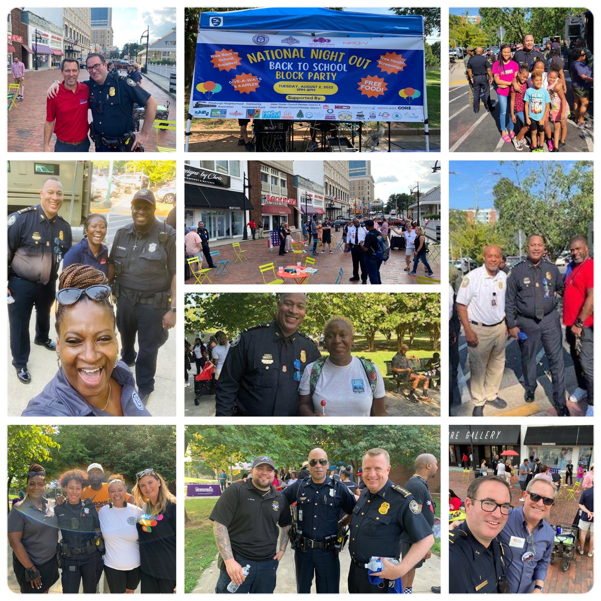 APD Celebrating National Night Out. 🥳 #NNO2022