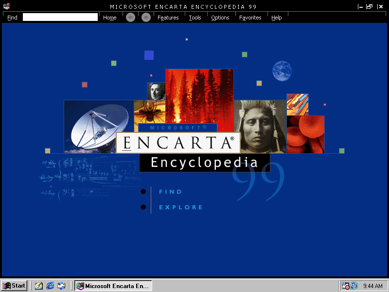 RetroTechDreams's tweet image. Microsoft Encarta '99 #encarta