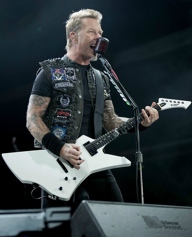 Happy birthday to the man, James Hetfield of 