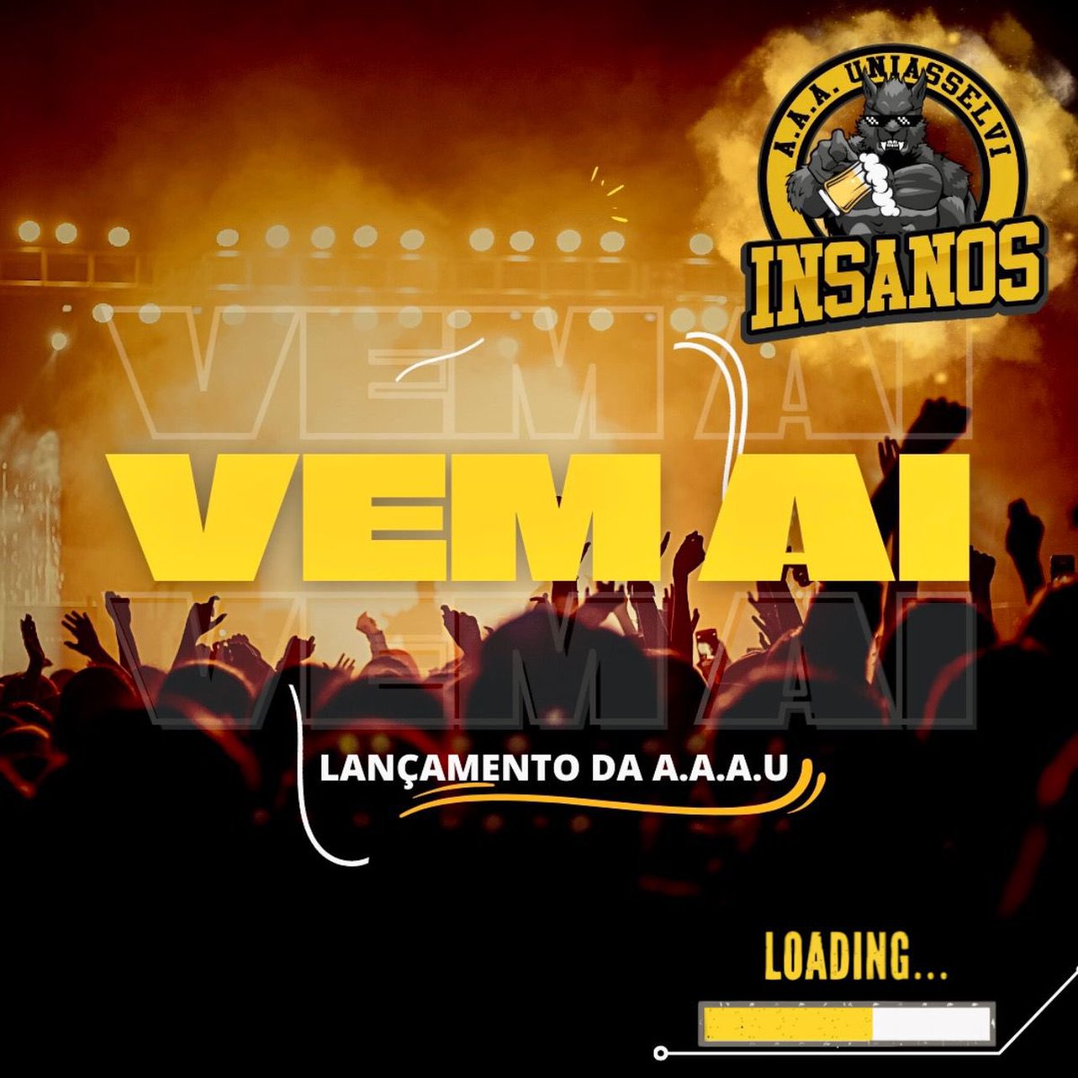 InsanosUni's tweet photo. 🐺 Preparados para nossa festa de lançamento?? 

Não é por nada não, mas... acho q vocês não vão querer ficar de fora🫣💛

#atletica #insanos #uniasselvi #corumba #academicos #associados #festas #lobo #bebidainsana #campeonatoacademico #nivelsuperior #santavila #faculdade https://t.co/TJfLsttUj3