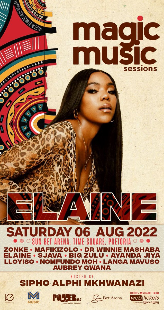 Todi_M2's tweet photo. This is just a taste of what the lineup for #MagicMusicSession will look like 😳🔥🔥🔥
You still have time to get tickets
🔗: https://t.co/VzRIPXnWqF
I’m high key excited for @elaineofficial_ & Zonke 🥹😍 https://t.co/nB86TCYBRj