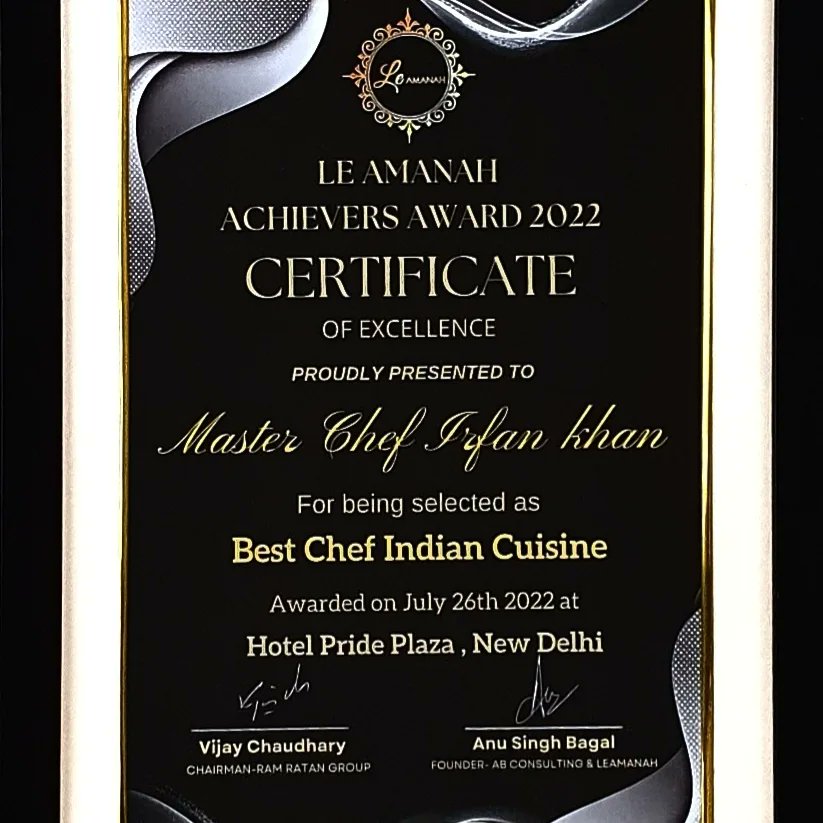 MasterChefIrfan's tweet photo. I would love to extend my heartfelt Gratitude and thanks to the Honorable CEO le aamanh by Ab Consulting Ms.Anu Singh and the Entire committee for Giving me this Precious Award at Hotel Pride Plaza,  Arocity New Delhi . I am Truly honored and grateful .
Thank you so much ! https://t.co/6qAmcy6IvO