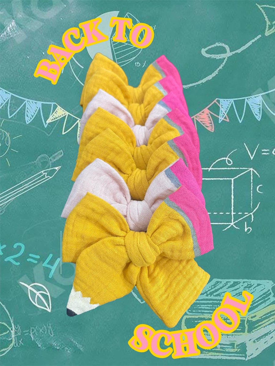 SprinkleOfBows's tweet photo. Restocked Yellow AND Pink!✏️ 

Buy 4 or more items and get 15% off🫶🏼

https://t.co/uU0axmjqwf https://t.co/09hkdh8ySU