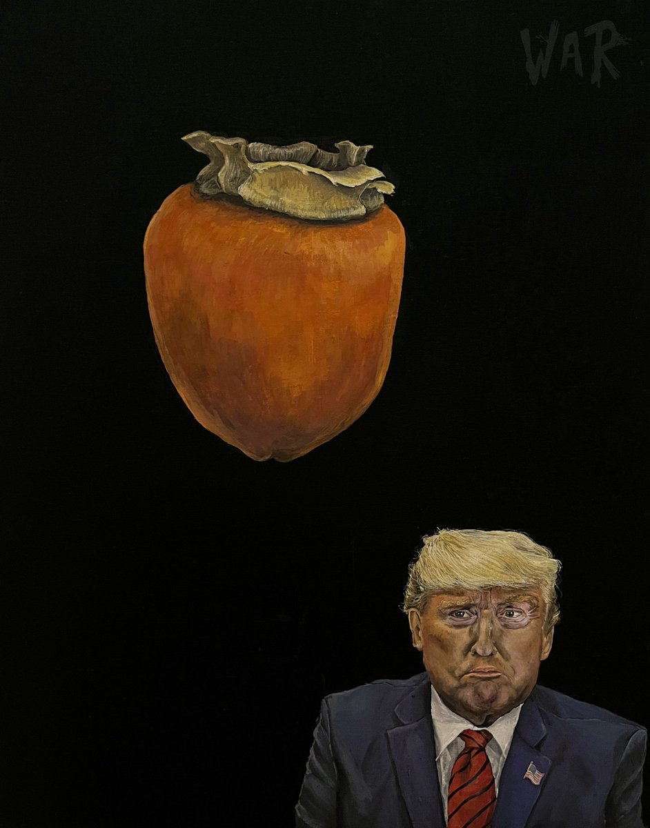 mr. Persimmon Trump #NFTs #nft #NFTCommumity #NFTcollections #nftcollector our opensea: WorldArtRoom