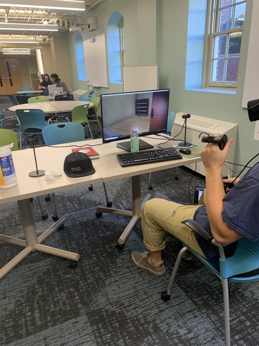 Team ODL in the Ritenour basement showcasing 3D stuff, our NGDLE, HAX, and multimedia and design magic. Come see us today (8/3) from 9-11 a.m. #haxtheweb #science #arvr #fallcourses