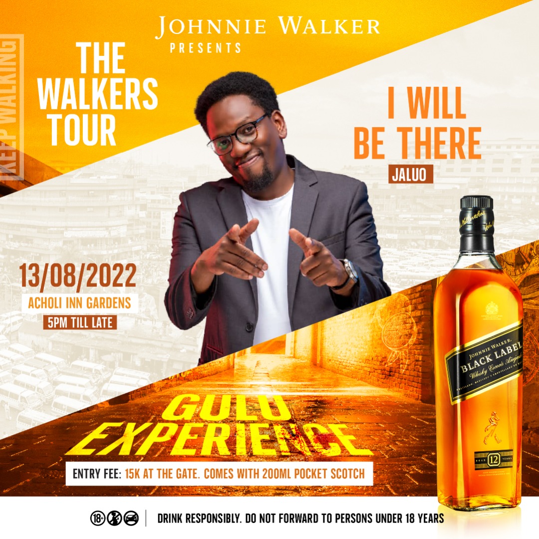 theonlyjaluo's tweet photo. Gulu its about time 
"A bi bino ka neno wu"
#TheWalkersTour
#IamWalker
@johnniewalkerug
#PaidPartnershipWithDiageo
#AYEEYA https://t.co/RRNETmVkQA