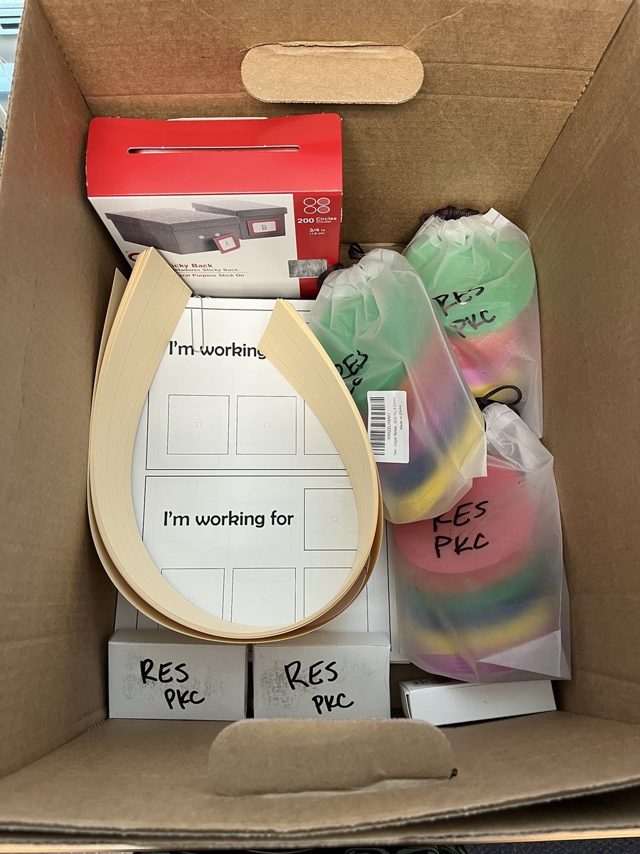 kwake32's tweet photo. PK Collaborative materials are all boxed up and ready to go for our training next Tuesday! Excited for the growth of this program and for amazing things to come this year 🤗🎉 @TStudentsupport @AnneMDavis_TISD @Nannewt @lmthompson418 https://t.co/PkEtZtw3B9