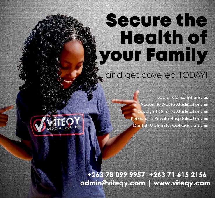 viteqy's tweet photo. Secure the HEALTH of your FAMILY... and get COVERED TODAY!!!
#doctors #consultation #maternity #dental #optical
#hospitalization #viteqy #NoShortfalls #NoAgeLimits
#medicineinsurance #acutemedication
#ChronicMedication #covidmedication #pharmacy
#zimdiaspora https://t.co/b1uXMEd4sb