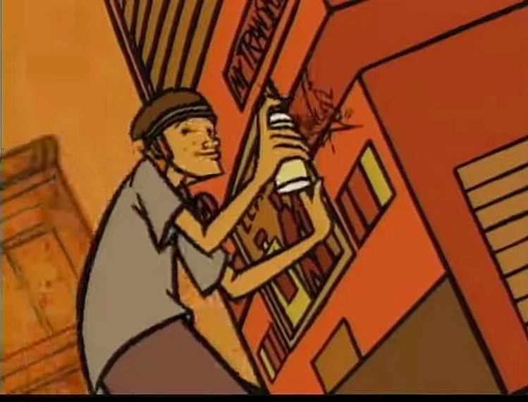 meatgirI's tweet image. last night while high as fuck i discovered mtv’s downtown and i feel like a missing piece of the puzzle that is my aesthetic preference in art has been found