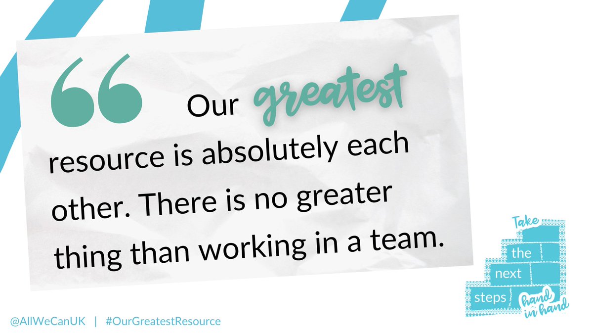 allwecanuk's tweet photo. What is your greatest resource?
For Aimee, it's working with others. Tell us yours: https://t.co/KI55WutSdm 🤲
#OurGreatestResource | #thenextsteps https://t.co/IMtmoc4QB0
