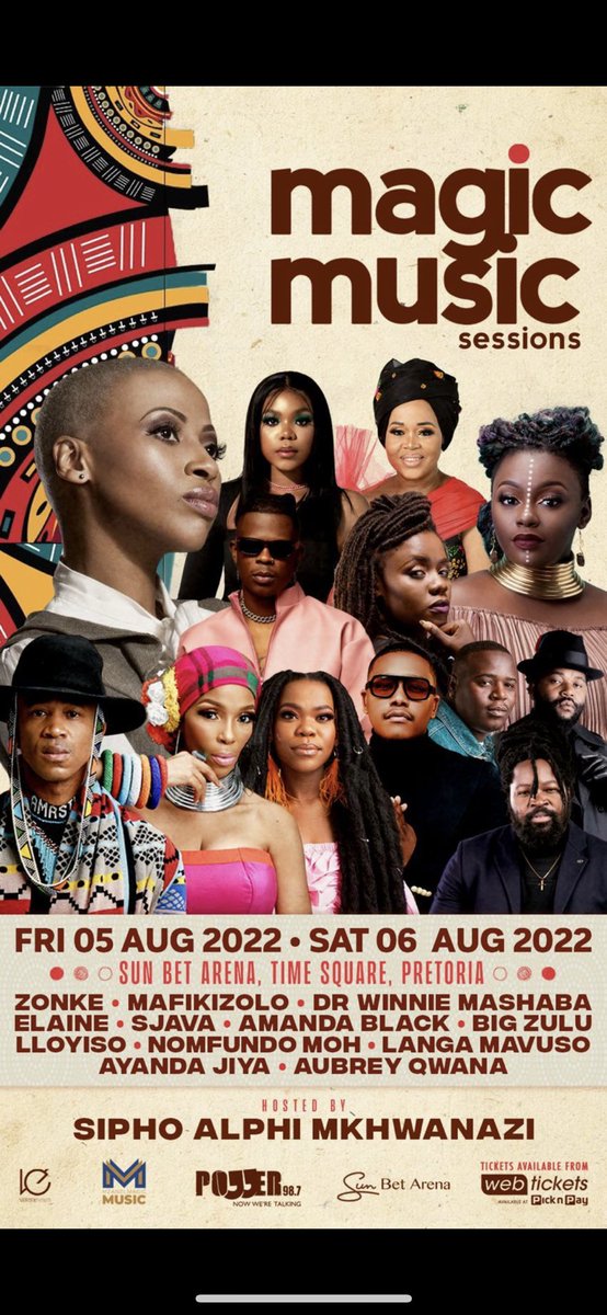 _siphiwe_n's tweet photo. This coming Saturday will be so iconic 😍😍😍👋. #MagicMusicSession @VertexEvents. I’m mostly excited about @Lloyiso_rsa. Please make sure you’re there, get your ticket at https://t.co/fxYpyVuzak https://t.co/74xRrh2ZFn