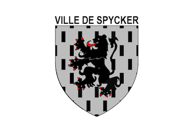Vexillologie's tweet photo. Le drapeau de #Spycker (@departement59/@hautsdefrance) entre sur liste & carte des drapeaux communaux 🇫🇷.Rappel: des🛡️sur fond uni = notre note de 1/5 niveau design en #Vexillologie. L'Armorié (D) serait magnifique ! Merci @OlivierTouzeau pour info!👉https://t.co/lnFz90tJUE https://t.co/j1yKVeLn40