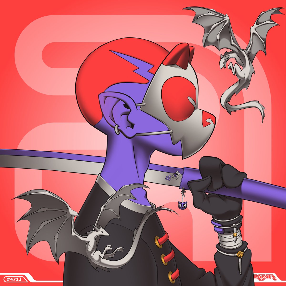 AmaurieRaz's tweet photo. @AkumaOrigins @TripsyDAO Yokai reporting for duty 

#YokaiWednesday https://t.co/6aDj7Lwm4m