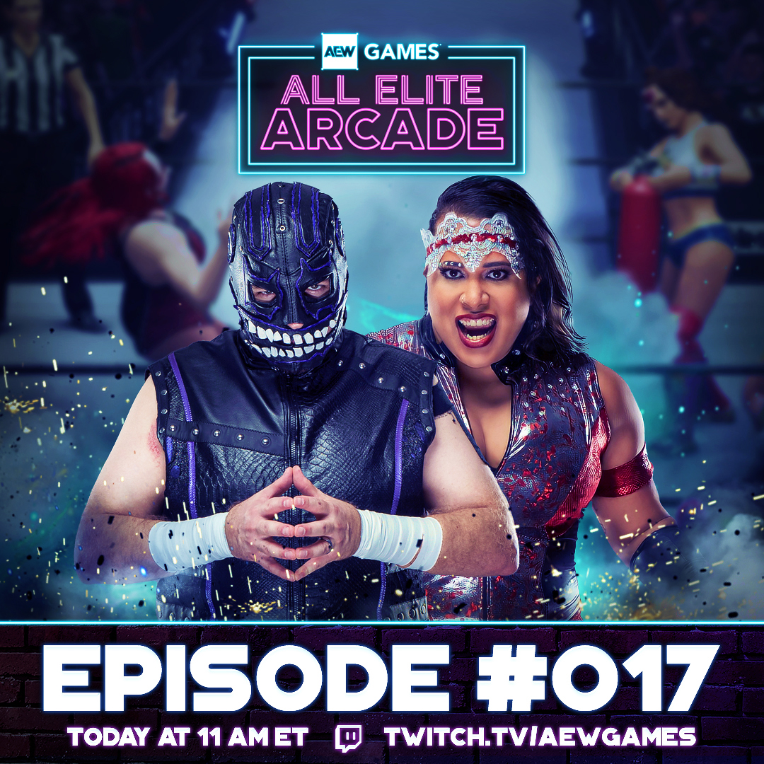 You’re not going to want to miss this week’s #AllEliteArcade! We're playing games and sharing #AEWFightForever news! We are also celebrating @NylaRoseBeast's birthday, so join us for the festivities! 🥳 Tune in at 11am ET ➤ twitch.tv/aewgames #AEWgames