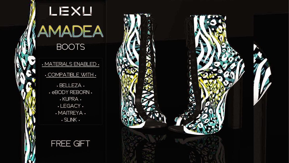 MediaSL1's tweet photo. LEXU. AMADEA BOOTS GIFT
✔️ #SecondLife ✔️ #MediaSl ✔️ #Metaverse
⭐ join https://t.co/AaO41oHwMZ Discord: https://t.co/S8R6esCUnT

 #bestsecondlife #LEXU #NewSL #Secondlife #secondlifefashion #SL #slblogging

https://t.co/jJvpU3pidW https://t.co/qHaqkquIKb