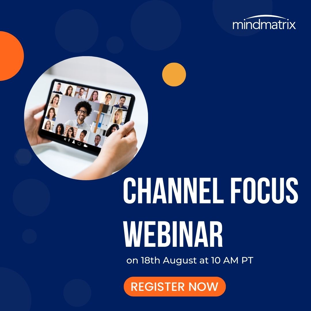 Mindmatrix's tweet photo. Marketplaces are our fastest growing but—let’s face it—most complex channel! Join this @ChannelFocusC webinar to know how to use marketplaces effectively. Register Now - https://t.co/LoIbIKj7oe
#channelfocus22 #channelfocus #ChannelEnablement #PRM #salesenablement https://t.co/RTUHkkWlYK