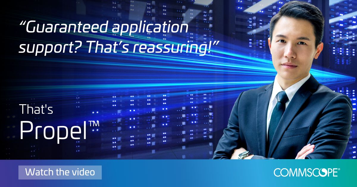 CommScope's tweet image. Meet Propel™, perhaps the most flexible and capable high-speed fiber platform you’ve ever seen.  bit.ly/3oIEv8H

#Propel #HighSpeedMigration #MPO16 #fiber #panels