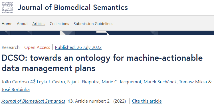 lj_garcia's tweet photo. Looking for #ontology on #machineactionable #datamanagement plans?
➡️ Check DCSO publication https://t.co/0sewL9EgwJ
@SpringerNature #JBioMedSem @resdatall
Interested in this topic? Contribute and participate #DaMaLOS2022 https://t.co/tNwqdUZilp @iswc_conf @ZB_MED @UniCologne https://t.co/6LpimbVSfz