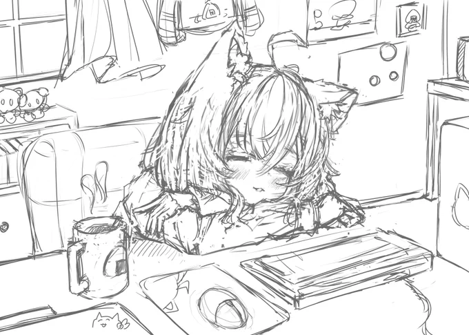 #100日チャレンジ  #絵かゆ 

毎日お絵描き95日目 おかゆwip

次の絵になる予定...
すやすやおかゆ〜 