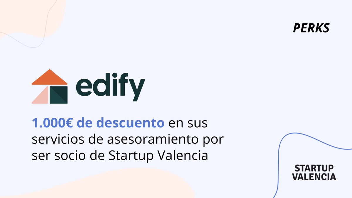 Startup_VLC's tweet photo. 🏠 La plataforma de venta de pisos a través de la realidad virtual @EdifyHouses, tiene una ventaja exclusiva para los socios de Startup Valencia

Si quieres conseguir 1.000€ de descuento en sus servicios de asesoramiento, ponte en contacto con nosotros 📩 https://t.co/mrlXzkXq8P